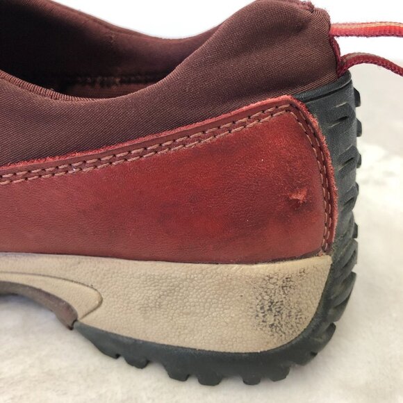 Merrell Polar Moc Red Leather Thinsulation Waterproof Slip On Loafers Size 8.5 - Picture 12 of 14